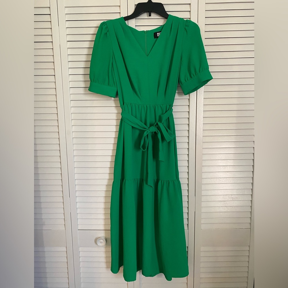 DKNY Women’s Green Midi Dress